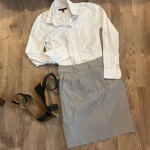 Knee-Length Pencil Skirt